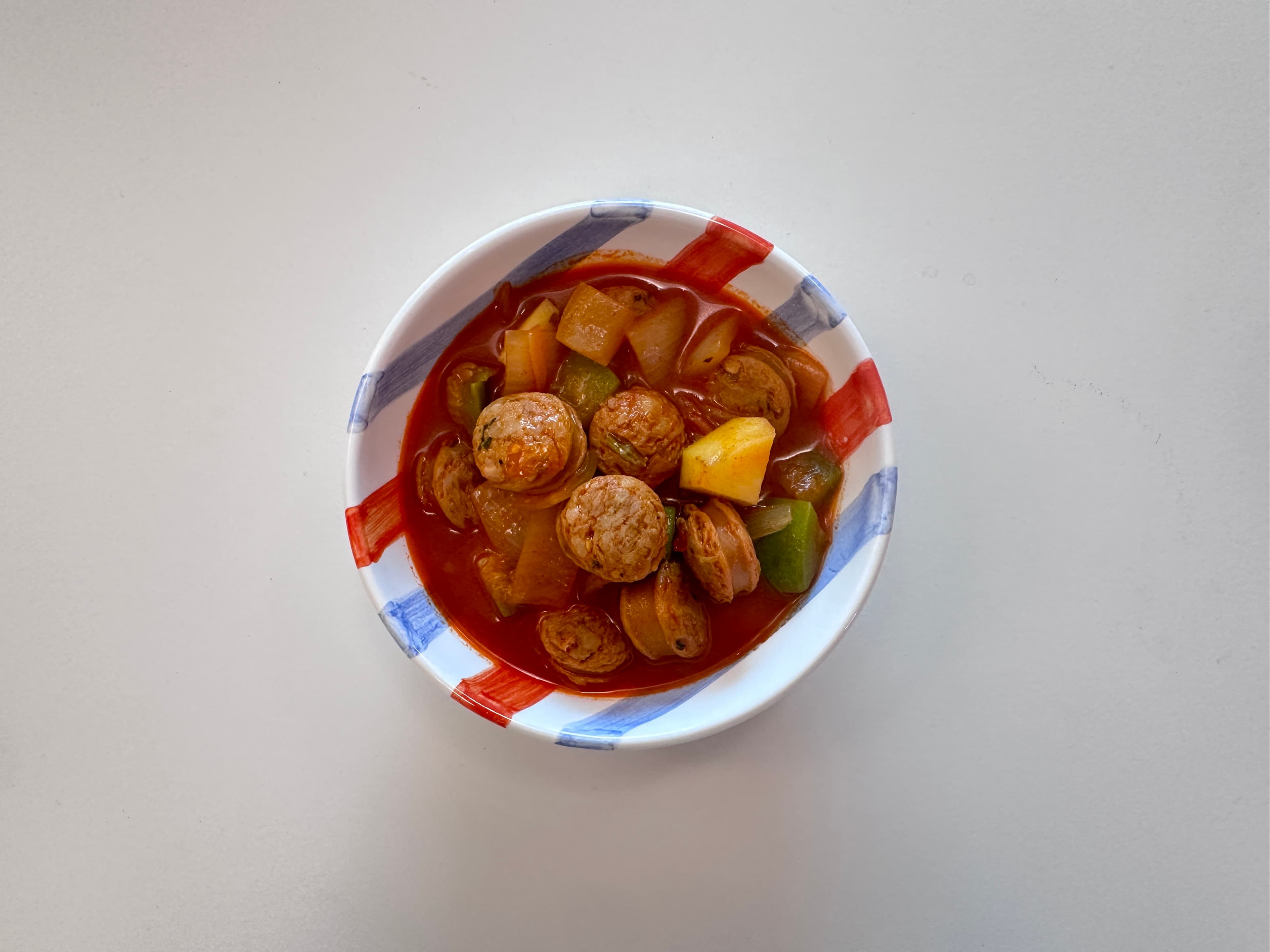 무설탕 소시지 고추장 찌개
